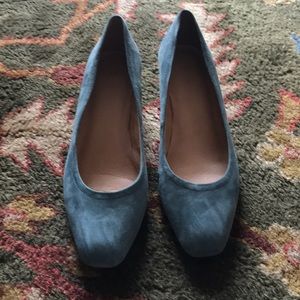 Madewell suede pumps size 10